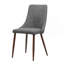 Ensemble de 2 chaises de salle à manger avec pieds en métal