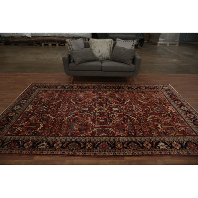 Antique Vegetable Dye Traditional Area Rug 7x10