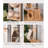 74.8-inch natural color full-length solid rubberwood cat climbing frame