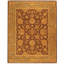 Tapis doré / brun en laine touffeté à la main Cranmore-19260321