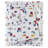 4 Pcs Full Printed Sheet With White Village Print, 100% Cotton Flannel, Cozy Ultra - Soft Handfeel, Includes Flat Sheet, Fitted And 2 Pillowcases, Machine Washable, In Design, Flannel For A Sleep,