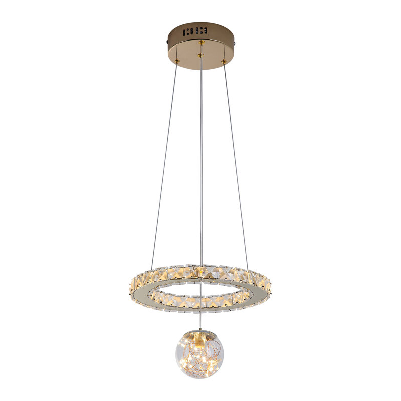 Lustre en cristal 2 lumières