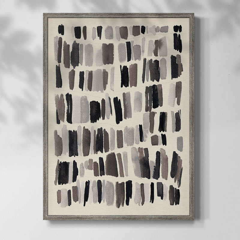 «Chalk and Flint II», reproduction encadrée - bois massif, H 11 po x l 9 po
