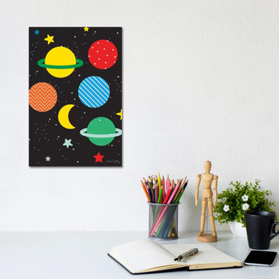 Outer Space by Ann Kelle - Wrapped Canvas Print