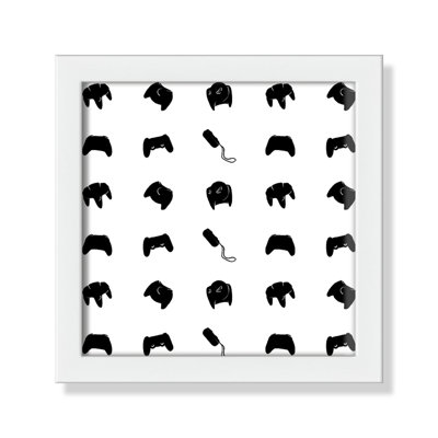 Gamer Pattern Paper Print