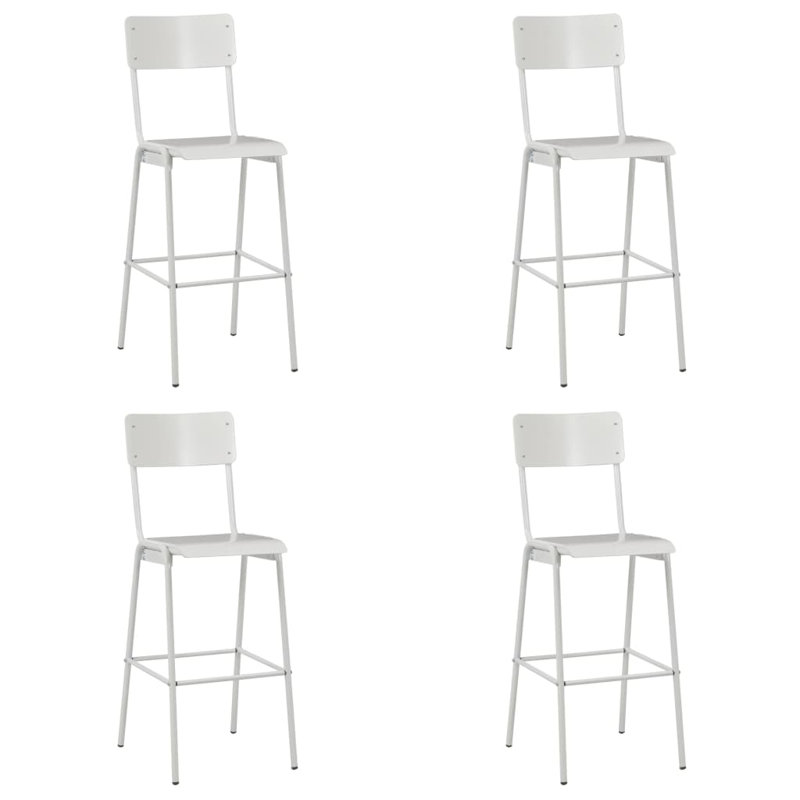 Popa Dining Set, White, 4