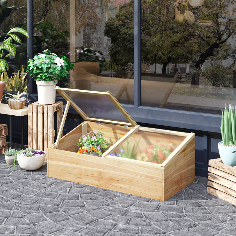 Finbar 3 Ft W x 2 Ft D Cold-Frame Greenhouse