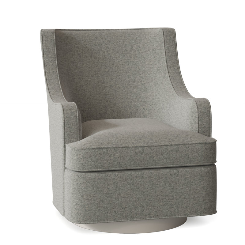 Fauteuil pivotant l 29,5 po Libby Langdon, 3160 polyester platine