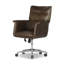 Humphrey Leather Swivel Office Chair-477312914
