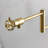 Kingston Brass Webb Two-Handle 1-Hole Wall Mount Pot Filler Faucet with Knurled Handle-100170097