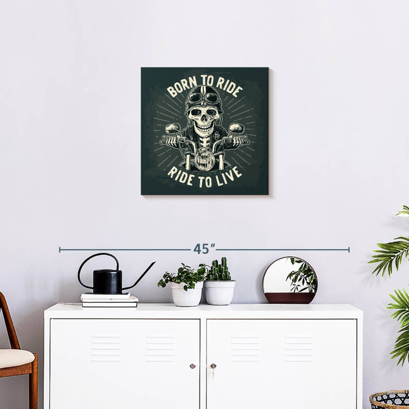 Mehar Born To Ride Poster, 20" H x 20" W