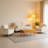 2 -Piece Upholstered Living Room Set With Storage, Single Armchair & 2-Seat Sofa Set-1505080792