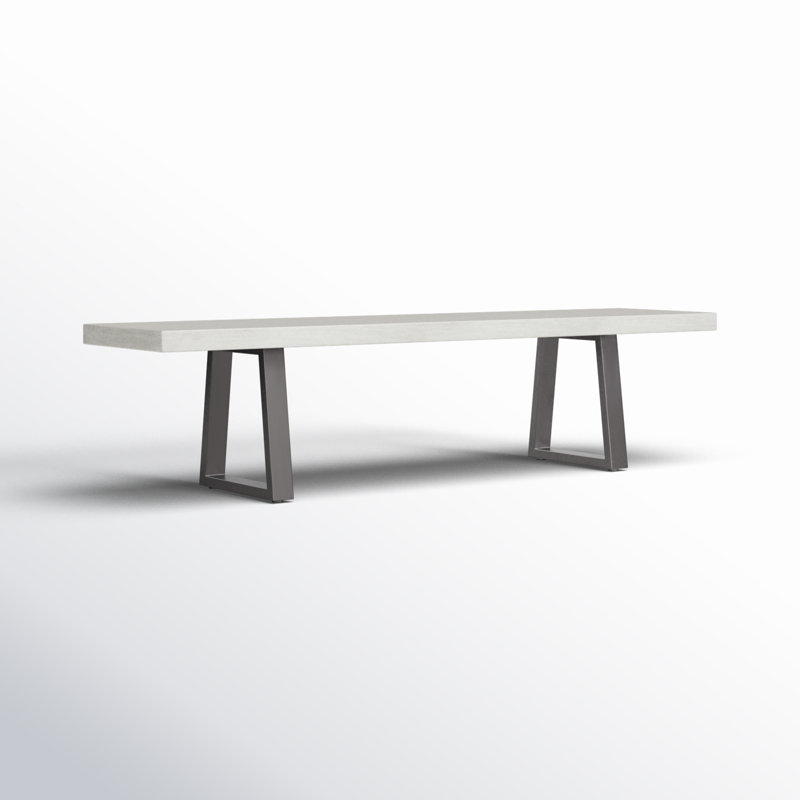 Banc de pique-nique en fer Ausbie Julissa