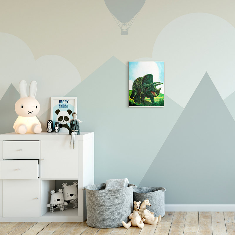 Art sur fond de dinosaure Levins, Plaque murale, H 15 po x l 10 po