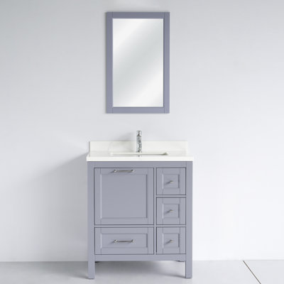 Selena 30" Single Bathroom Vanity with Ceramic Top
