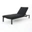 Chaise longue inclinable avec coussin Altje