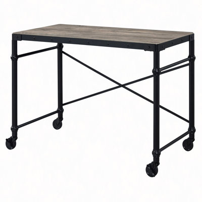 Bureau d'écriture avec roulettes