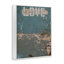 Giclée abstraite encadrée «Everlast Love Grunge», conception par Erin Ashley