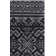 Tapis argenté / noir Nicarla