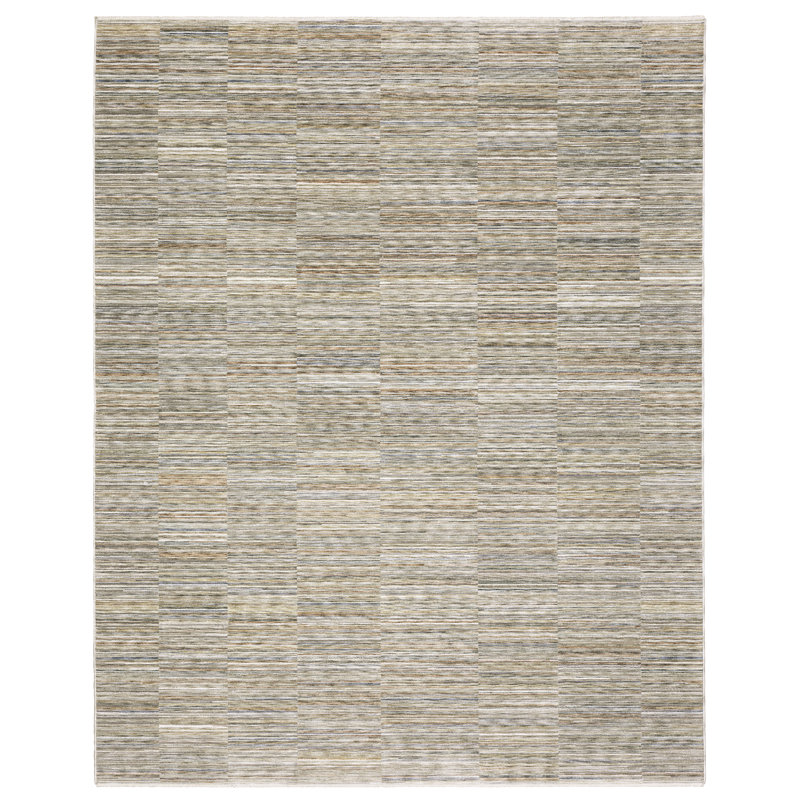 Gloria Distressed Abstract Beige/ Multi Area Rug, Rectangle 3'2" x 5'