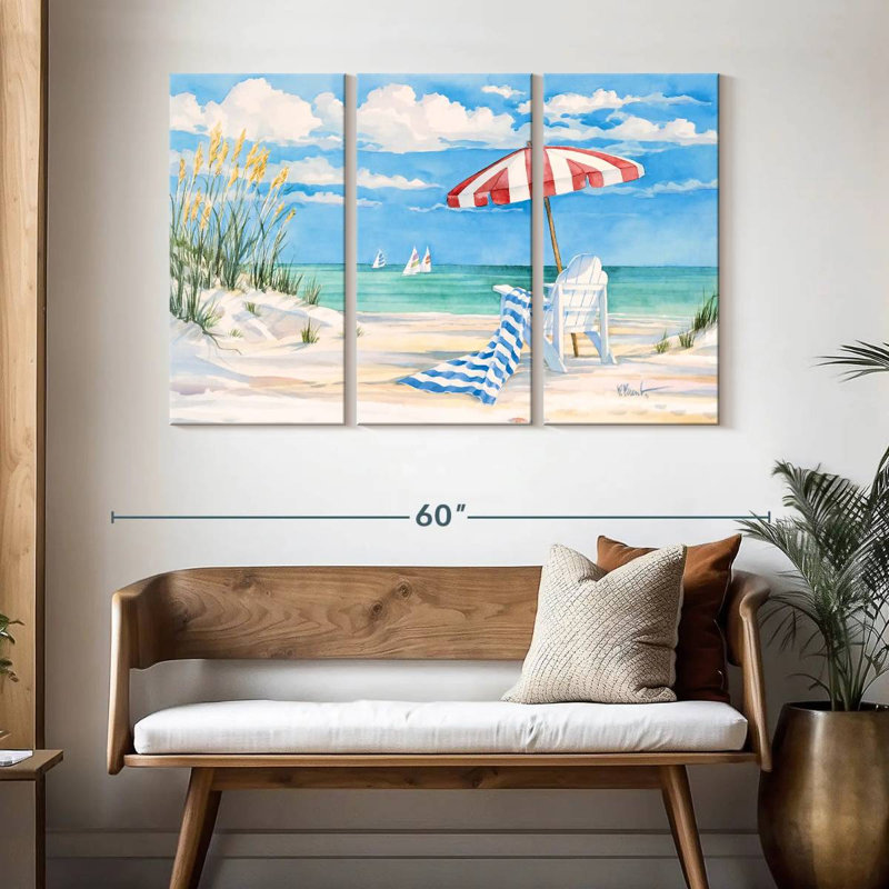 Gillard Beaches de Floride, H 32 po x l 50 po