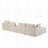 Modular Sectional Sofa with Movable Storage Ottoman and Console-1894753439