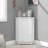 Triangle Corner Storage Cabinet with Adjustable Shelf-688425242