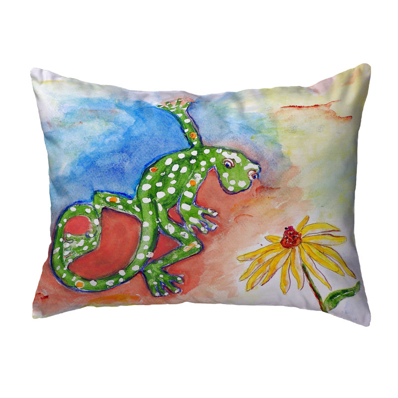  Coussin lombaire intérieur / extérieur Gecko, 11 po x 14 po