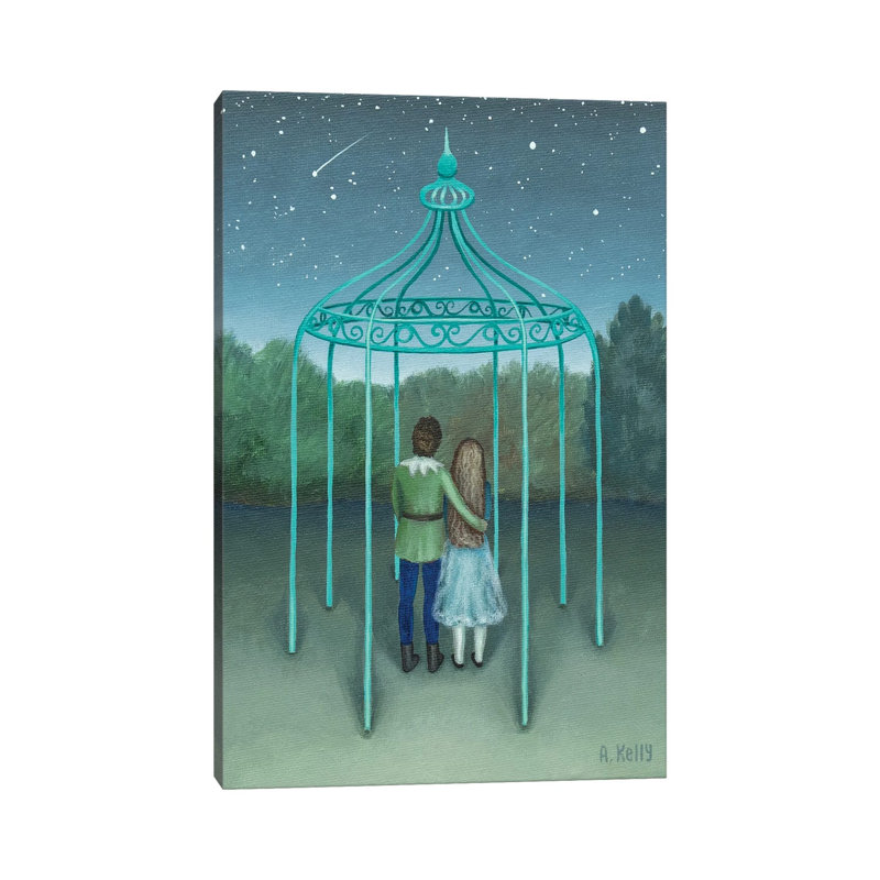 Shooting Star 1 Piece Wall Art on Canvas, 30.48 cm H x 20.32 cm W  x  1.905 cm D, Does Not Apply