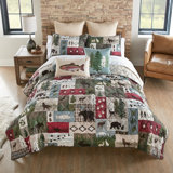 Ensemble de courtepointe en microfibre Montana Forest