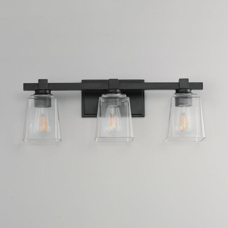Cubos-Wall Sconce, Black