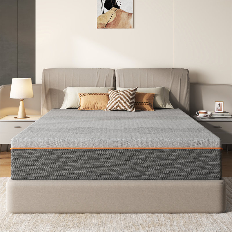 10/12/14 Inch Memory Foam Mattress, Fiberglass Free, Medium Feel, Breathable Cooling Layers, Certified Safe (Twin/Full/Queen/King Sizes)