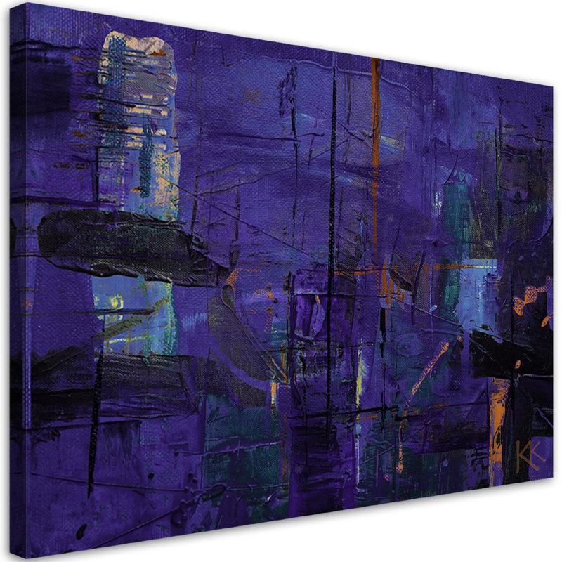 Abstract - Wrapped Canvas Print, 70cm H x 100cm W