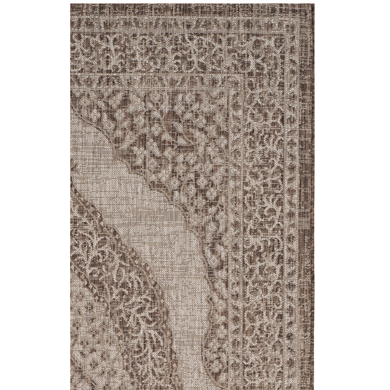 Amedee Performance Oriental Indoor/Outdoor Area Rug, Rectangle 8' x 11'