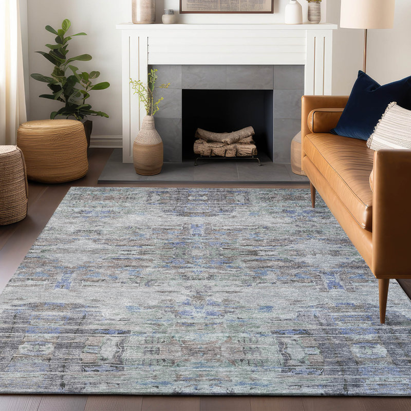 Naya Brown Washable Indoor-Outdoor Rug - , 10' x 14'