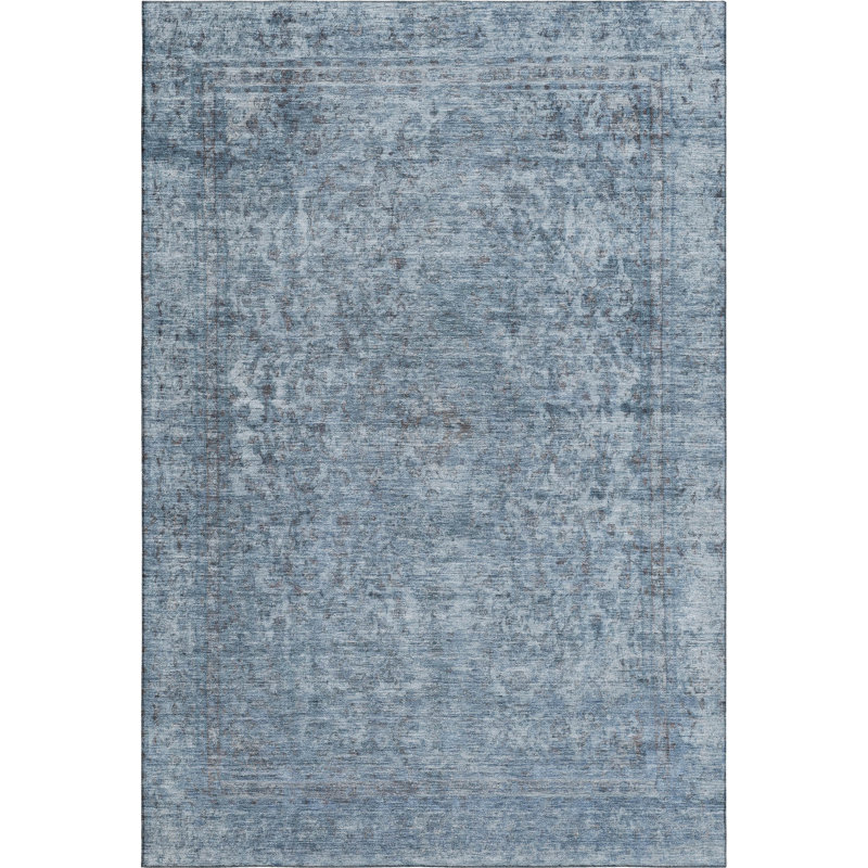 Premium Machine Washable Baford AMF1645 Global Rug, Rectangle 3' x 5'