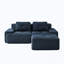 Canapé modulaire modulaire pour le salon, tissu velours côtelé-470864505
