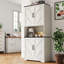 Armoire en bois aggloméré Slant Stripe