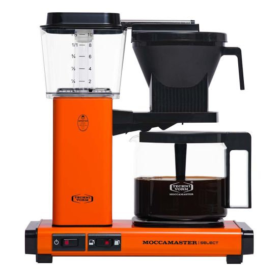 Moccamater KBG Select Filter Coffee Machine, 1.25L - Polished Silver