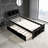 Platform Bed with Twin Size Trundle-1020442981