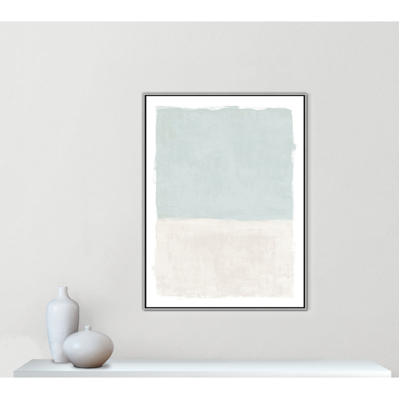 Ocean Tides I Print by Natalie Carpentieri, 37.5'' W x 49.5'' H, Silver Floater