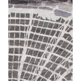 Canvello Modern Hand Knotted Silk Gray Area Rug - 4' X 6'