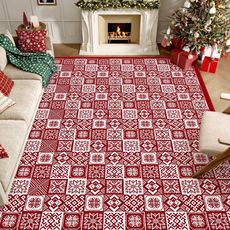 Tapis Mila Christmas, Rectangle 7 pi 9 po x 9 pi 9 po