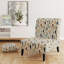 Motif bohémien rustique - Fauteuil de chambre rembourré scandinave, fauteuil d'appoint Botanical Nature