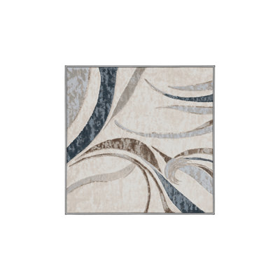 Machine Washable Gray Area Rug