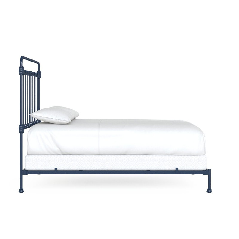 Lit en fer Picket Fence, California King, Marine