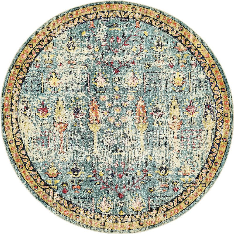 Ikat Indoor Rug, Runner 2' x 6'7"
