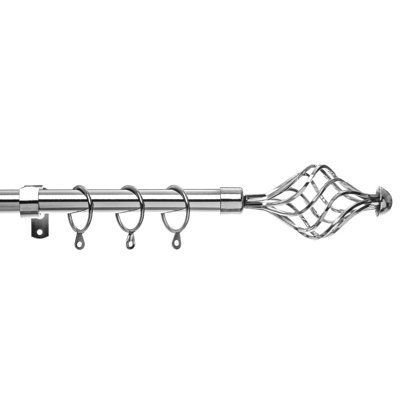 Johnby Adjustable Curtain Pole Set
