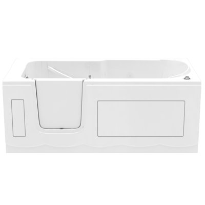 Stream 59.6'' x 30'' Acrylic Bathtub