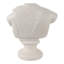 Sculpture Buste Papier Bois Mache MDF Drapé Classique Forme Du Corps Home Office Chambre Salon Décor - 16 "Ivoire